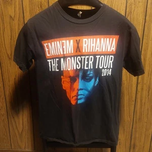 Eminem Rihanna 2014 Monster tour limited shirt small concert - Picture 1 of 4