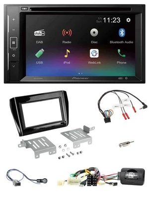 Pioneer Bluetooth Lenkrad USB 2DIN DAB DVD Autoradio für Suzuki Swift ab 18 Klav - Bild 1 von 4