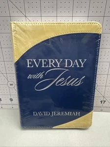 NEW Every Day With Jesus By David Jeremiah Devotional Faux Leather Bound Book - Bild 1 von 5