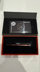 Sandrin Dellatorre Wolframcarbid schärfstes Messer   neu originalverpackt - Bild 1 von 2