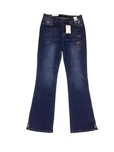 Judy Blue Damenjeans schmal Bootcut hoher Bund neu mit Etikett Größe 11/30 dunkelblau Stretch - Bild 1 von 7