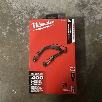 Milwaukee 2117-21 400lm USB Neck Flashlight - Image 1 of 2