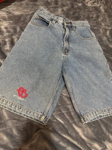 Vintage Y2K FUBU Denim Cargo Shorts Herren W30 Carpenter Streetwear Hip Hop 90s - Bild 1 von 4