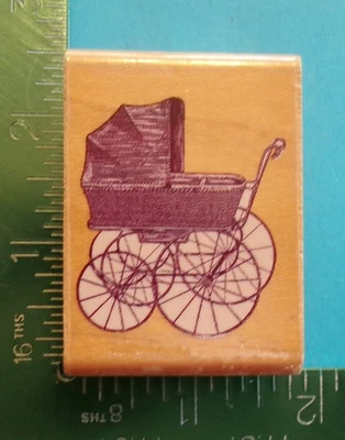 Cochecito de goma estampida nostálgico para bebé Foto 1 de 2