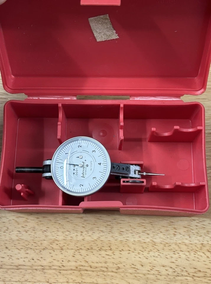 INTERAPID Dial Indicator # 312B - 3 x .0001" Grads  w/Case - Image 1 of 4