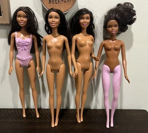 Poupée Barbie Fashionista lot 4 poupées afro-américaines Nikki - Photo 1/6