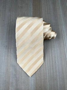 Sean John Fine Taloring Men's Necktie Luxury Gold 100% SILK Designer - Picture 1 of 4