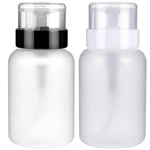 2 Stück Pressflaschenspender Make up Entferner Pumpe Makeup Push Down leer - Bild 1 von 11