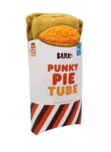 Bark Punky Pie Tube Crinkly & Squeaky Giocattolo per Cani Taglia M-L, Marrone - Foto 1 di 7