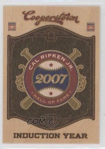 2012 Panini Cooperstown Hall of Fame Classes Induction Year Cal Ripken Jr HOF