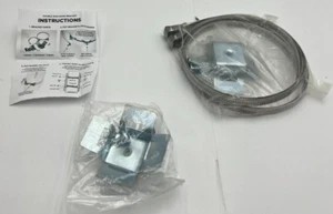 DOUBLE SIGN BAND BRACKET / 2 Band, 4 Bracket, 4 Bolt / Silver - Picture 1 of 3