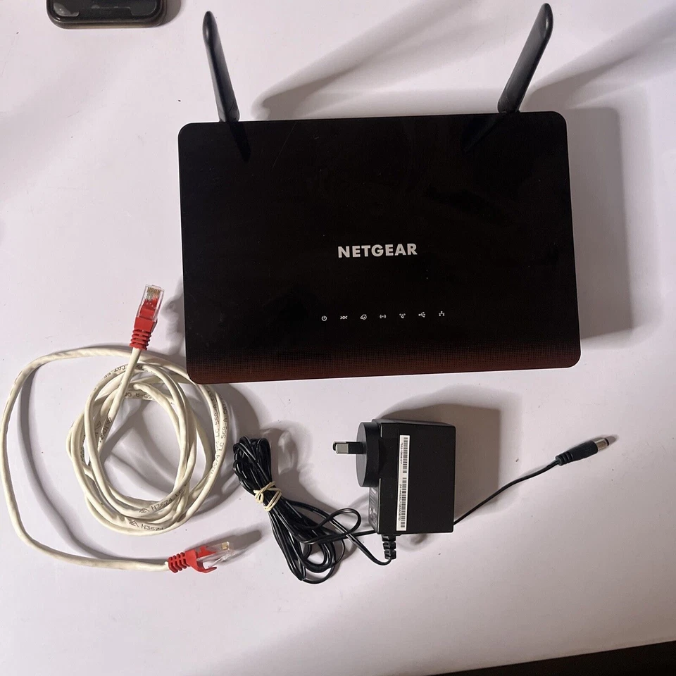 Netgear D6000 AC750 Wifi ADSL Modem Router NBN Compatible - image 1 of 4