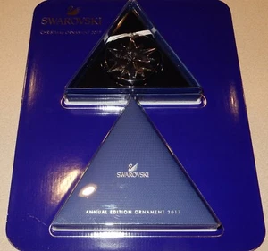 Authentische SWAROVSKI Jahresausgabe Ornament 2017 Kristall Schneeflocke NEU - Bild 1 von 6