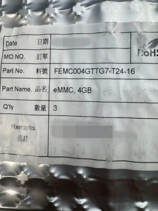 5pcs 1pack | FEMC004GTTG7-T24-16 | Flexxon 4GB eMMC | New | Free shipping - Picture 1 of 1