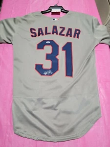 2016 World Series Danny Salazar Cleveland Indians Autographed Jersey PSA-DNA - Picture 1 of 12