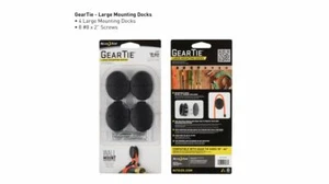 Nite Ize Gear Tie Large Wall Mounting Dock 4-pack  - Picture 1 of 1