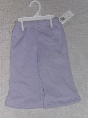 Nuevos pantalones deportivos Reebok lavanda talla 12 meses nuevos con etiquetas Foto 1 de 2