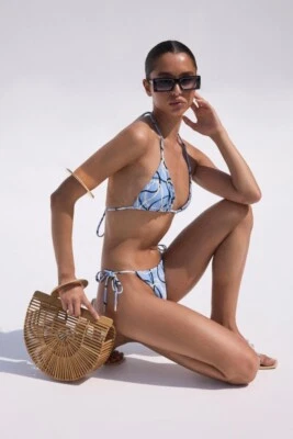 Cult Gaia Estella Bikini in Painted Tendril  NWT M/XS - Image 1 of 4