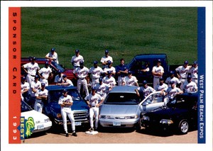 1993 West Palm Beach Expos Classic/Best #29 Al Packer Ford Sponsor Baseball Card