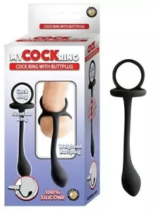 My Cockring W/buttplug Weighted Plug Non Vibrating - Picture 1 of 1