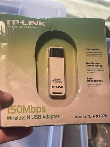 TP-Link Wireless N USB Adapter TL-WN727N New - Afbeelding 1 van 5