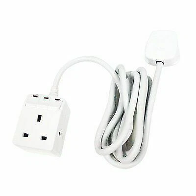 Masterplug Swg32c 3 Socket Individually Switched Extension Lead With Power-White