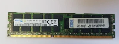 Samsung M393B1K70DH0-YH9Q9 - 8GB 2Rx4 | PC3L-10600R Memory | A42# - Image 1 of 4