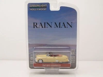 Buick Roadmaster Convertible 1949 Beige Rain Man Charlie Babbitt 1:64 Greenlight - Immagine 1 di 4