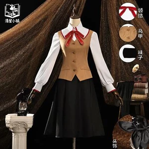 Tohsaka Rin Destino/Estancia Noche Disfraz Disfraz Falda Utilería Uniforme Escolar Mujeres Traje - Imagen 1 de 6