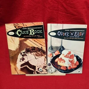 Pair 1958 Good Housekeeping Cook Book Vintage Cookbook Cake Quick n Easy dishes - Bild 1 von 20
