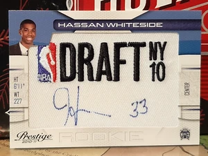 HASSAN WHITESIDE 332/399 AUTO ~ 2010-11 PANINI PRESTIGE / DRAFT CLASS SIG NY 10 - Picture 1 of 2