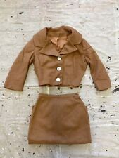 1940s Vintage Cropped Jacket Skirt Suit Set