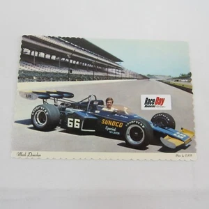 Postcard 1972 Indy 500 Mark Donohue #66 Sunoco McLaren Penske Racing Offenhauser - Picture 1 of 7
