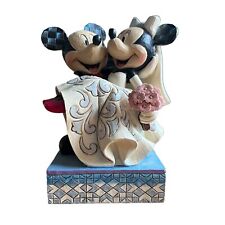 Disney Mickey and Minnie Mouse ''Congratulations!'' Wedding Figure by Jim Shore