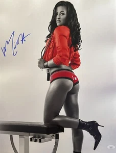 *BOOTY SHOT HIGH HEELS* UFC MISCHA TATE SIGNED 16x20 JSA - Picture 1 of 1