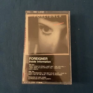 Foreigner - Inside Information (Cassette, 1987, Atlantic) Classic Hard Rock Tape - Imagen 1 de 4