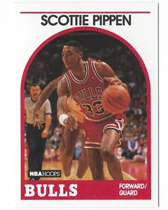 1989-90 NBA Hoops Basketball #244 Scottie Pippen EXCELLENT/NEAR MINT 244 Bulls - Picture 1 of 2