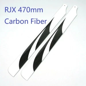 RJX 470MM Carbon Fiber Main Rotor Blade for Align Trex 500X Helicopter - Picture 1 of 4