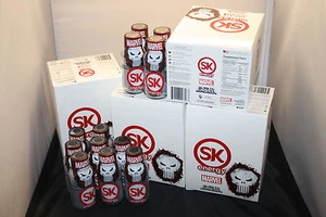 SK Energy Shot 72 Bottles Grape Marvel The Punisher - Only Four Cases Left - Picture 1 of 5