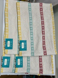 Pioneer Woman Multi Stripe Placemat  4 Pc 14"Wx20"L Floral Rustic Farmhouse New - Picture 1 of 1