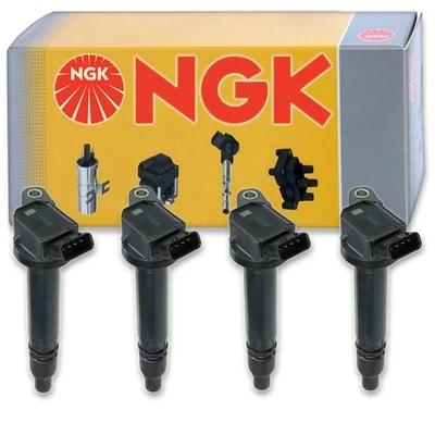 4 pcs NGK Ignition Coil for 2012-2015 Scion iQ 1.3L L4 - Spark Plug Tune Up om - Image 1 of 4
