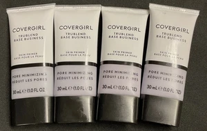 4 Lot Covergirl Trublend Base Business Skin Primer Pore Minimizing 1 Oz Purple - Picture 1 of 4