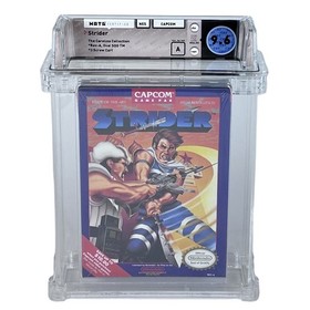 New NES Strider 9.6 WATA Factory Sealed Graded Nintendo Game