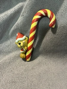 Hallmark Orso Con Bastone Di Caramelle Decorazione Natalizia - Foto 1 di 9