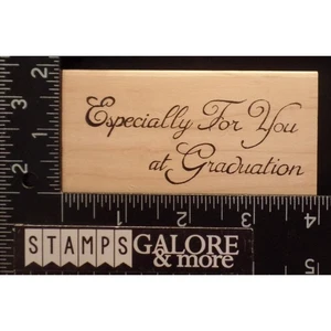 Estampillas de goma de Northwoods ESPECIALMENTE PARA TI EN LA ESCUELA DE GRADUACIÓN DESEOS #BIN-7 - Imagen 1 de 3