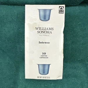 Williams Sonoma California Intenso coffee 10 capsules blend Exp 8/2024 - Picture 1 of 6
