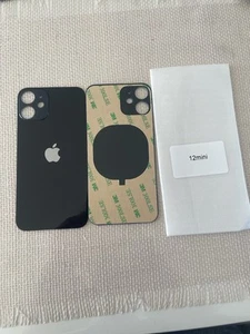 Vitre arrière iphone 12 mini noir (black) Apple - Photo 1 sur 1