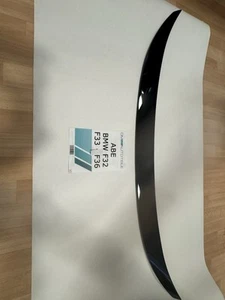 Sport Heckspoiler Lippe Schwarz Glanz mit ABE passt für BMW 4er F32 Coupe ab 13 - Bild 1 von 5
