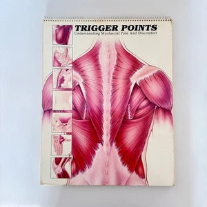 Trigger Points: Understanding Myofascial Pain 1994 Spiral Bound Anatomical Chart - Picture 1 of 14