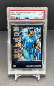 2024 Topps Brooklyn - George Brett - Black #/75 SP - KC Royals #3 PSA 9 - Bild 1 von 3